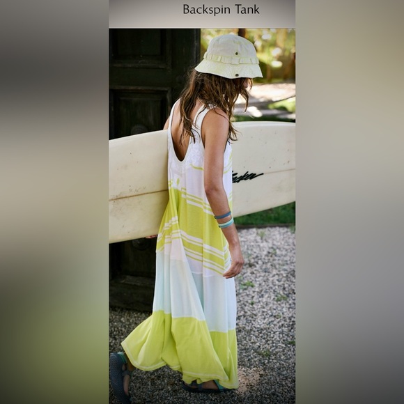 NWT- Free People Backspin Tank Dress - Picture 9 of 13